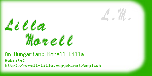 lilla morell business card